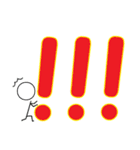 ひとこと添えたデカ文字スタンプ（個別スタンプ：7）