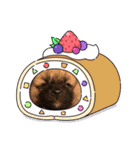 紫友会 子犬わちゃわちゃ✨（個別スタンプ：4）