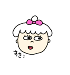 いろんな女の子❤️スタンプ（個別スタンプ：1）