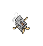 外構エクステリアの頑張るブロックク（個別スタンプ：11）