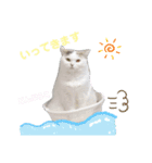 うっすら三毛猫『ななこ』よく使う言葉（個別スタンプ：16）