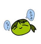 顔面変色系女子（個別スタンプ：7）