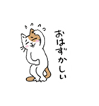 ていねいな猫さん（個別スタンプ：3）