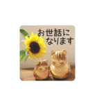 どげにゃんのほっこり敬語編（個別スタンプ：1）