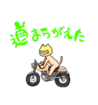 バイク乗りの猫（個別スタンプ：13）