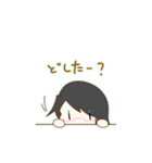 しょーとへあーの女の子スタンプ！（個別スタンプ：2）