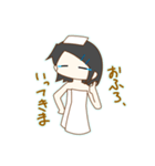 しょーとへあーの女の子スタンプ！（個別スタンプ：9）