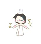 しょーとへあーの女の子スタンプ！（個別スタンプ：10）