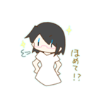 しょーとへあーの女の子スタンプ！（個別スタンプ：15）