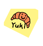 croissant(クロワッサン)by yu-ki（個別スタンプ：1）