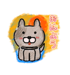 毎日使える。色鉛筆の癒しのわんこ（個別スタンプ：10）
