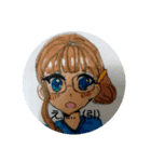 オリキャラ主に泣いているスタンプ（個別スタンプ：6）