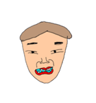 おじさんとミミズ（個別スタンプ：14）