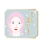 美容師さん向けシンプルイラスト（個別スタンプ：4）