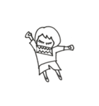 ひとっちゃん。（個別スタンプ：4）