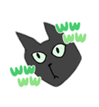 使いにくくない黒猫（個別スタンプ：3）
