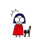 おかっぱめがねさんとねこ（個別スタンプ：20）