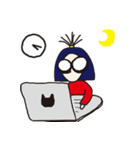 おかっぱめがねさんとねこ（個別スタンプ：26）