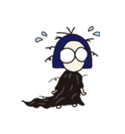 おかっぱめがねさんとねこ（個別スタンプ：27）