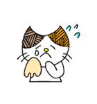 使いやすいミケネコとインコの敬語スタンプ（個別スタンプ：34）