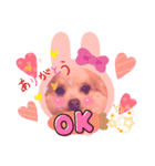 caruaちゃん     ＆siyocoraちゃん（個別スタンプ：4）