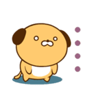 オレンジわんこ（個別スタンプ：6）