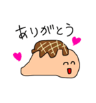 【関西大好き】くずれたたこ焼き君（個別スタンプ：3）