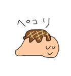 【関西大好き】くずれたたこ焼き君（個別スタンプ：19）