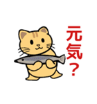 でかい文字で見やすい猫のスタンプ（個別スタンプ：3）