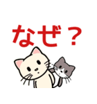 でかい文字で見やすい猫のスタンプ（個別スタンプ：21）