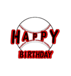誕生日おめでとう。野球大好き！（個別スタンプ：7）