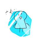 白い人のスタンプキングパック2（個別スタンプ：14）