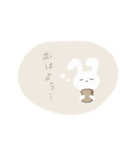 ゆるくまうさstamp（個別スタンプ：1）