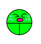 緑のたぬき（個別スタンプ：13）
