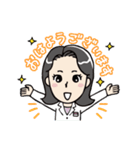 ミレイ先生「そのままでいいんだよ～✨」（個別スタンプ：1）