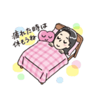 ミレイ先生「そのままでいいんだよ～✨」（個別スタンプ：16）