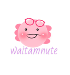 ウーパールーパー(ピンク)（個別スタンプ：7）