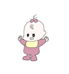まだお喋りできないバブちゃん（個別スタンプ：4）