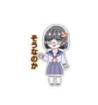 芋美かよ 日常会話スタンプ [挨拶編]（個別スタンプ：25）