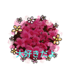 季節のお花たち 敬語（個別スタンプ：10）