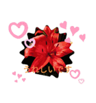 季節のお花たち 敬語（個別スタンプ：13）