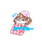 制服姿の女の子スタンプ（個別スタンプ：4）