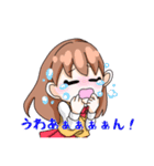 制服姿の女の子スタンプ（個別スタンプ：11）