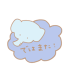 あいさつするどうぶつたち。（個別スタンプ：24）