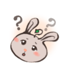 可愛いくて素敵なうさぎの感情！（個別スタンプ：3）