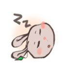 可愛いくて素敵なうさぎの感情！（個別スタンプ：6）