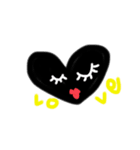 まつげハート（個別スタンプ：1）