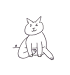 ブサカワ猫たち（個別スタンプ：3）