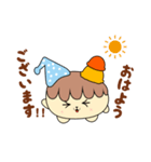 アイスちゃんの日常ごあいさつ（個別スタンプ：3）