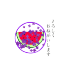 即席ビー玉夏スタンプ（個別スタンプ：25）